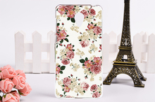 Beautiful Rose Peony Flower Painted Protective Plastic Case For Meizu M2 Mini 5 0 inch Phone