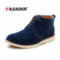 Aleader Genuine Leather Winter Boots Men New Winter Martin Boots For