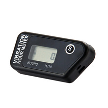 Water proof LCD wireless Vibration Hour meter counter For Motocross engine boat Snowmobile motorcycle chainsaw ATV jet ski