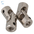 2Pcs XFC 6mm x 6mm Diameter Steering Universal Joint Shaft Coupling Motor Connector