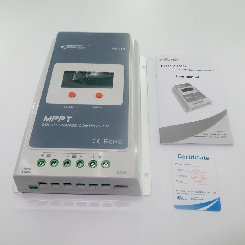 Tracer 3210A EPsloar 30A MPPT Solar Charge Controller 12V 24V LCD Diaplay EPEVER Regulators Tracer 3210A EPsloar 30A MPPT Solar Charge Controller 12V 24V LCD Diaplay EPEVER Regulators