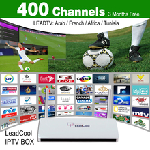 2016 New Arabic IPTV French Iptv 3 Months Leadtv Account Arabic IPTV Box Android tv box leadcool Free Test Free Shipping