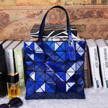 2016 Diamond Lattice laser Fold Over Bags Brand Bao Women Handbags Shopper Bag Shoulder Bags Totes