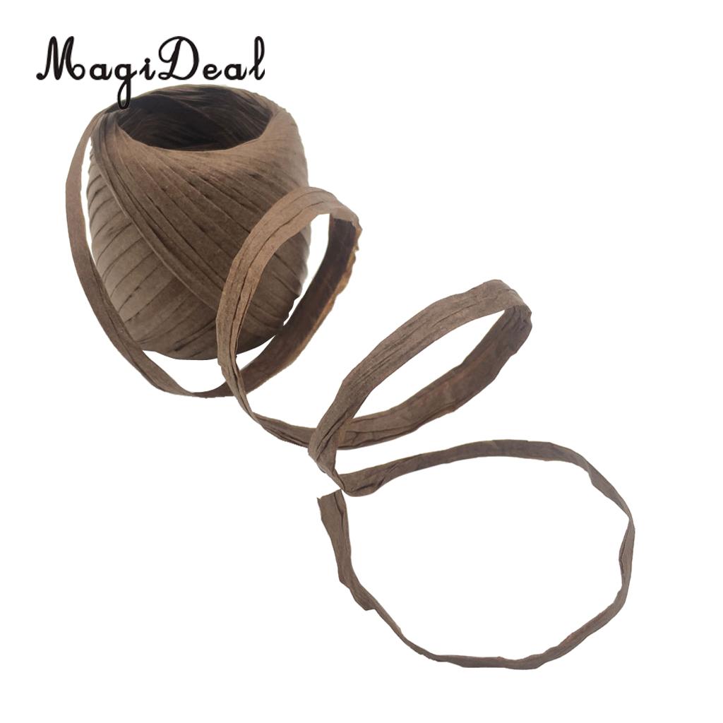 20M//Roll Paper Rope Raffia Ribbon Gift Packing Scrapbooking Craft Decoration DIY