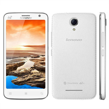 Original Lenovo A368T Mobile phone 5.0′ HD 4GB ROM Mar-vell Quad-core 1.2Ghz Android 4.4  5MP Camera GSM GPRS Russian Language