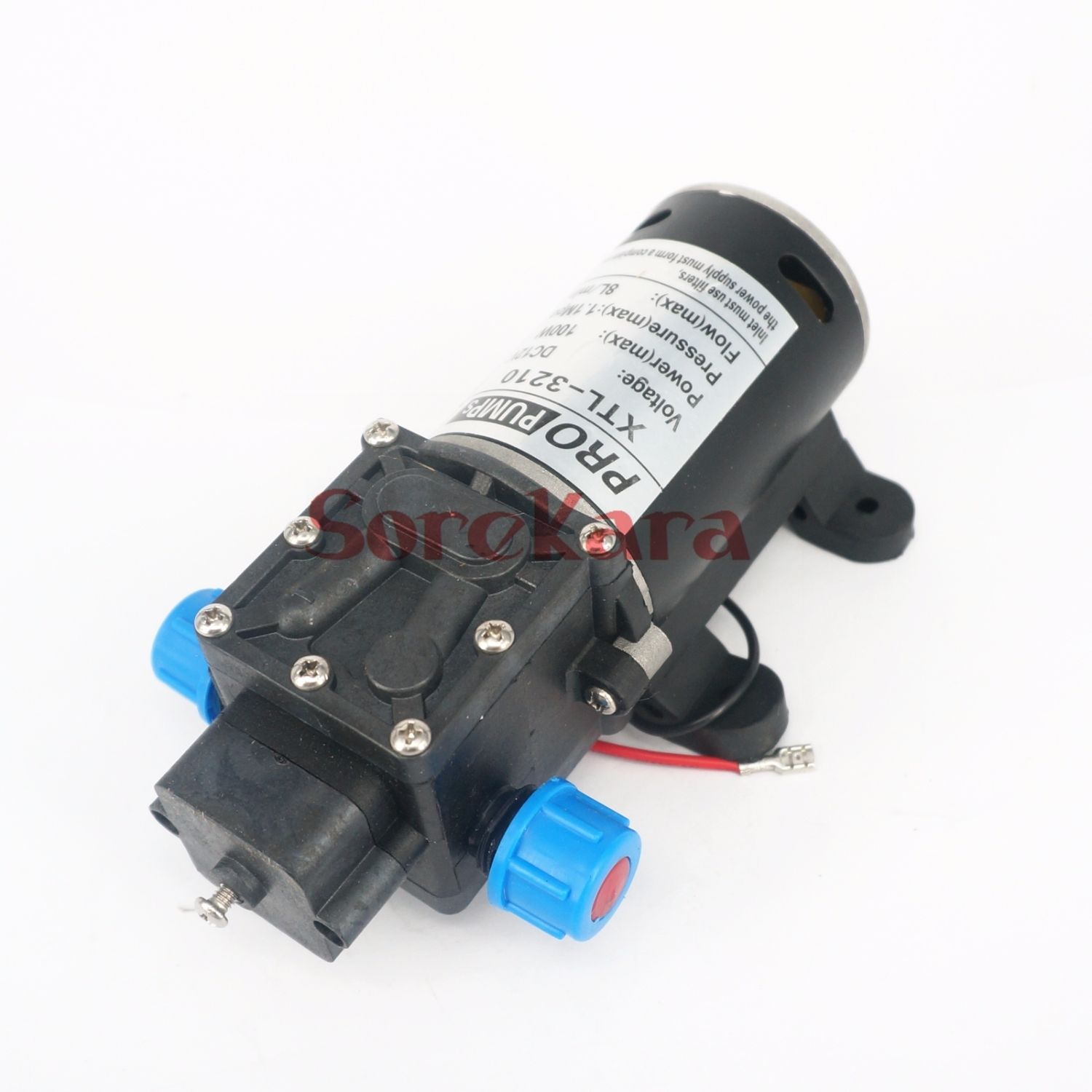 Description Picture 5 of itemT-HB DC 24V 100W Self-priming Booster Diaphragm Water Pump Backflow Control 300L/H For Car washing