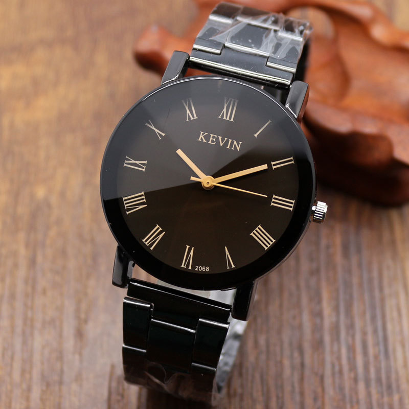 2015 Fashion Men Women Watch Relogio Masculino Black Stainless Steel Watch Relogio Women s Watch Gift