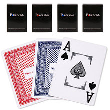 FREE SHIPPING PokerClub Plastic playing CARDS PVD frosted wide big line edition of Texas poker wholesale