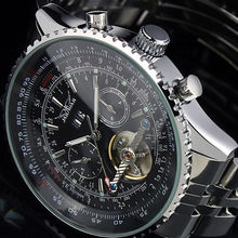 JARAGAR Big Dial Mens Watches Top Brand Luxury Automatic Self-wind Relogios Masculino Military Watch Mechanical Tourbillon Clock