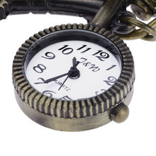 Retro Mini Bronze Bike Bicycle Design Quartz Pocket Watch Pendant Necklace Chain Free Shiping Key Chains