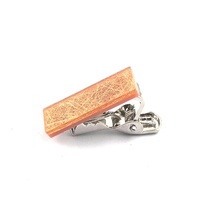 New Fashion Business Wedding Stone Pattern 2.3cm Short Tie Clip for Mens Shirt High Quality Accessories Tie Bar for Mens Necktie
