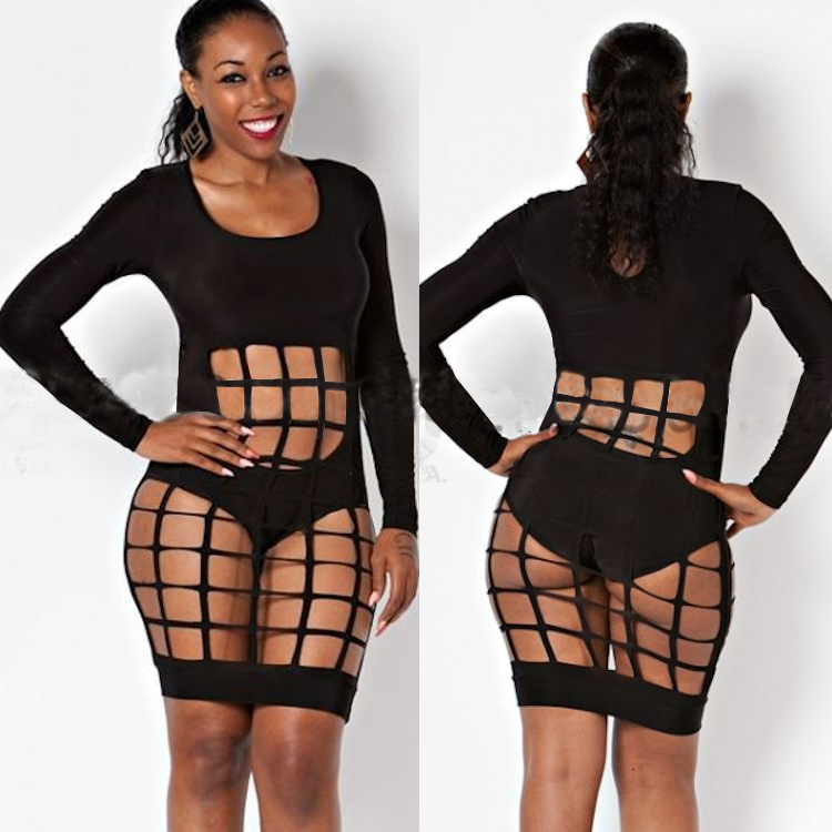 Good-Quality-2015-summer-women-dress-sexy-cage-dress-cut-out-bandage ...