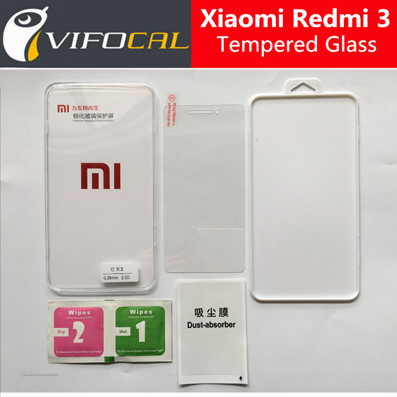 Для Xiaomi Redmi 3 Закаленное Стекло 5.0 дюймов 9 9н 2.5D Премиум-Экран защитная Пленка Для hongmi xiaomi redmi3 3 Pro 3 S мобильного телефона