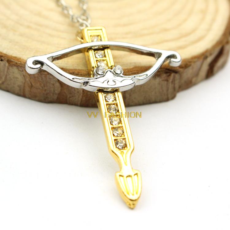 Aliexpress.com Buy V6111 the Walking Dead Daryl Bowm an Bow Arrow pendant Necklace fashion jewelry for men women from Reliable jewelry resin suppliers on