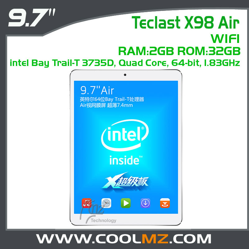  Teclast X98  3    Intel   2.16   4.4  . 9.7 