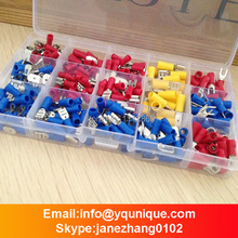 260Pcs Assorted Crimp Terminals Set Insulated Terminals Electrical Crimp Connector Spade Ring Fork Assortment Kit Free Shipping