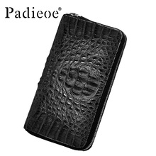 Luxury crocodile skin wallet business men wallet high quality designer handbags and purse fashion crocodile long wallet genuine