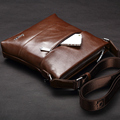 2014 NEW Vintage Fashion Men Messenger Bags Genuine Leather Shoulder B