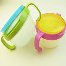 2016New Hot Infants Kid 360 Rotate Spill-Proof Bowl Dishes Tableware Baby Snack Bowl Food Container Feeding Children Assist Food