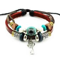 SSHINE Women And Men Leather Bracelet Unisex Fine Jewelry Bracelets & Bangles Rope Chain Charm Bracelet Rock