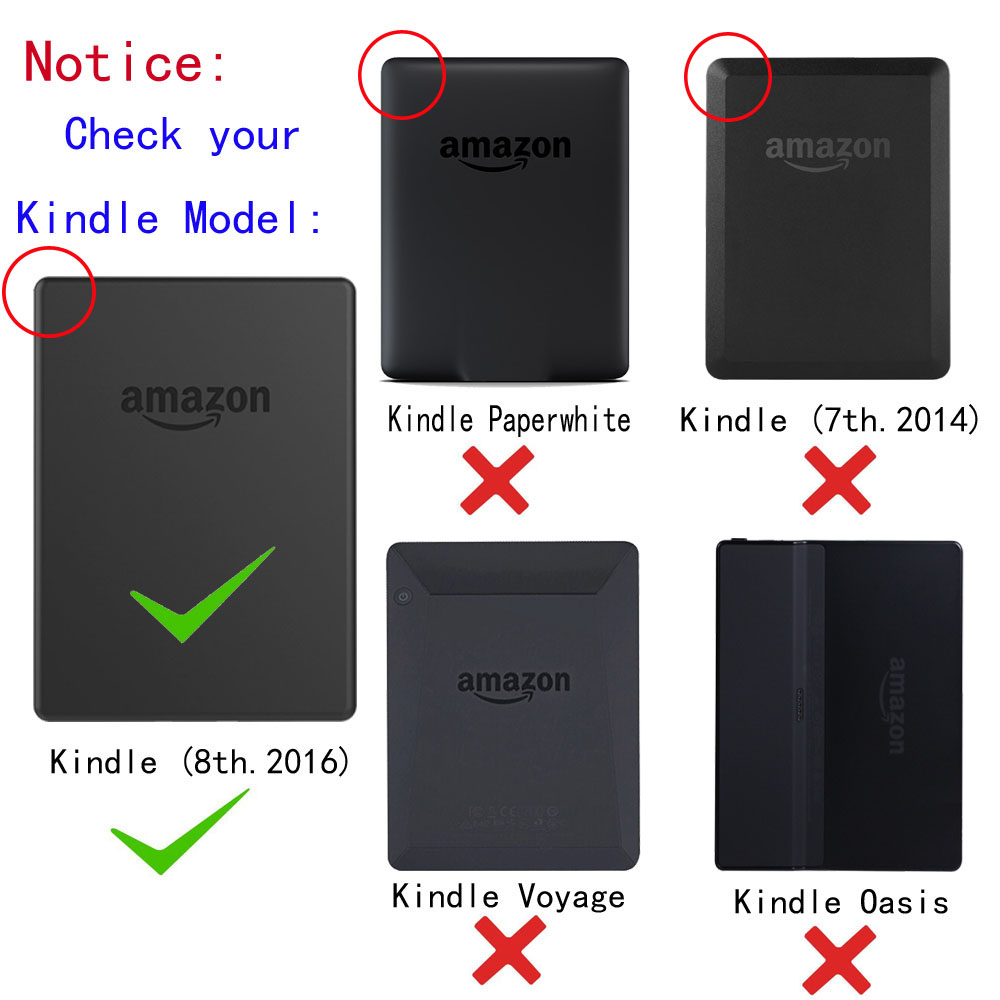 Denim Black Dadanism Case Fits All New Kindle 10th Generation 19 Release 8th Generation 16 Slim Shell Lightweight Hands Free Stand Cover With Hand Strap For E Reader Auto Sleep Wake Covers Electronics