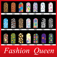Water Nail Stickers,10sheets/lot Leopard Flowers Mix Nail Decals Water Transfer,Stylish Design Fingernail Tools Nail Decorations