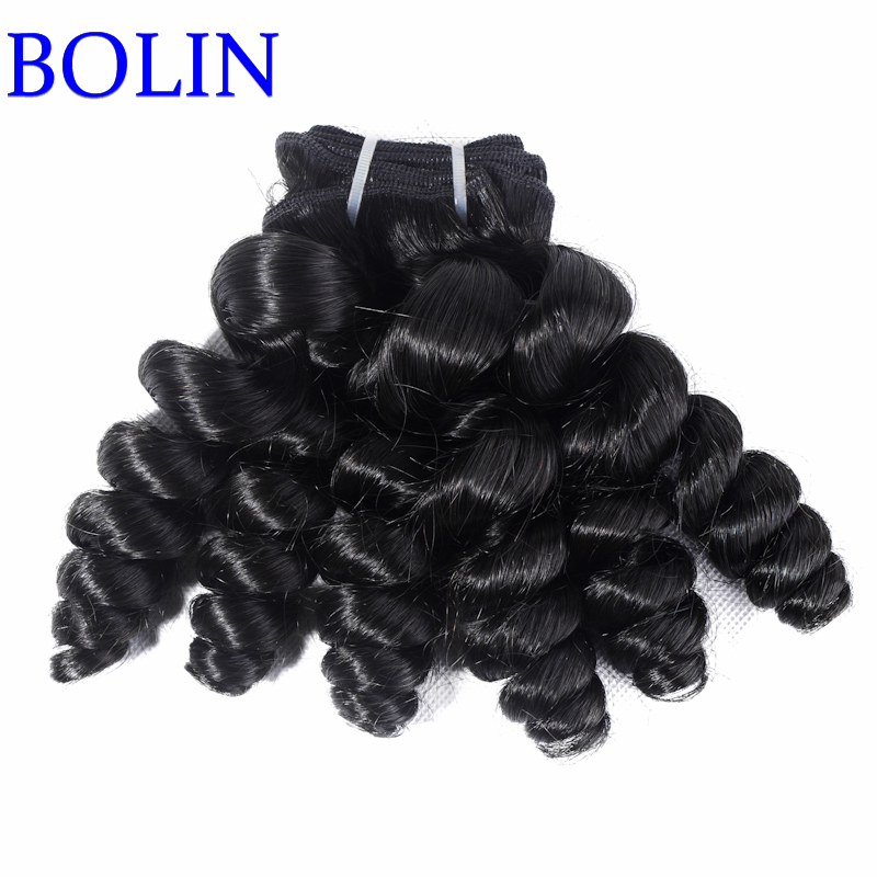 3 Bundles Unprocessed 7a Brazilian Virgin Aunty Funmi Hair 100% Human Hair Weave Aunty Funmi Bouncy Curls Extensions Hair