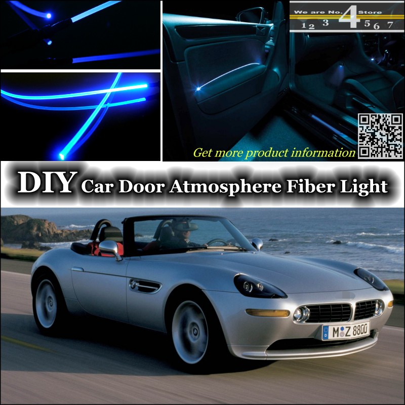 For BMW 7 F01 F02 2008~2016 Interior Light Tuning Atmosphere Fiber Optic Band Ambient Light Inside Door Cool Strip Light (Not EL light ) Refit