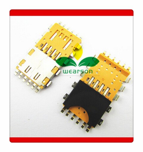 Original New sim card slot for Blackberry 9900 9930 9981 sim slot adapters Free shipping with tracking number