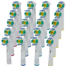 16 PCS Electric Tooth brush Heads Replacement F Braun Oral B Floss EB 18A Action