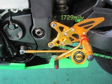 Adjustable Rearsets For Kawasaki ZX 6R 09 10 11 12 zx6r Foot peg rest Motorcycle parts