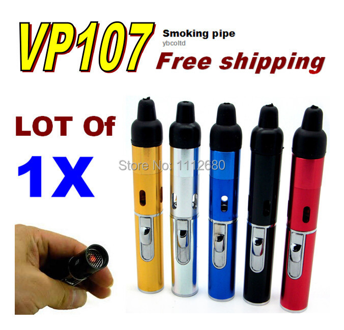 1pcs Click N Vape metal smoking pipes vaporizer same as e cigarette automatic cigarette machine for