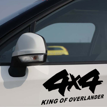 4 x 4 King of Overlander Car Sticker Car Reflective Decal for JEEP 4 x 4 AWD Ford Chevrolet Volkswagen Tesla Honda Hyundai Lada