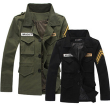 2015 Limited Hot Sale Cotton Polyester Single Breasted No Standard Casual Woven Conventional Zippers Slim Jacket