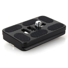 Black Color Camera Accessories Professional PU-60 Quick Release Plate 60mm For Universal Digital Cameras