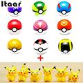 9Styles 1Pcs Pokeball Pokemon Ball 10cm Anime Action 1pcs Free Random Pokemon Figures Anime Action Figures