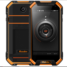 Original Runbo F1 Phone IP67 Waterproof 5.5inch FDD-LTE Octa Cores 2G RAM Android 5.0 MTK6752 1.5GHZ 13.0MP Front 5.0MP 5000MAH