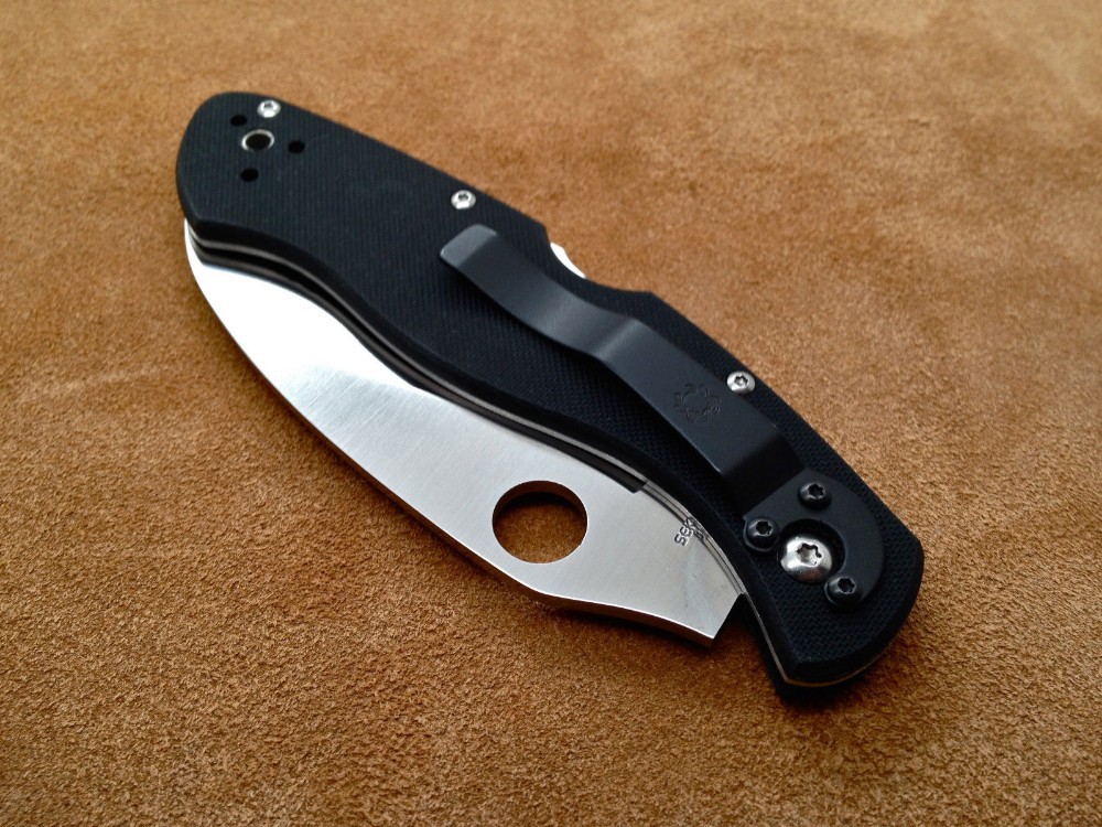 DHL Spyderco Civilian C12 GS Folding Knife G 10 Handle Outdoor Knife