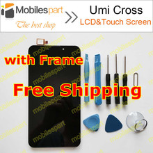 UMI Cross LCD Screen 100% Original LCD Display+Touch Screen+Tools Replacement Screen For UMI Cross Smartphone Free Shipping