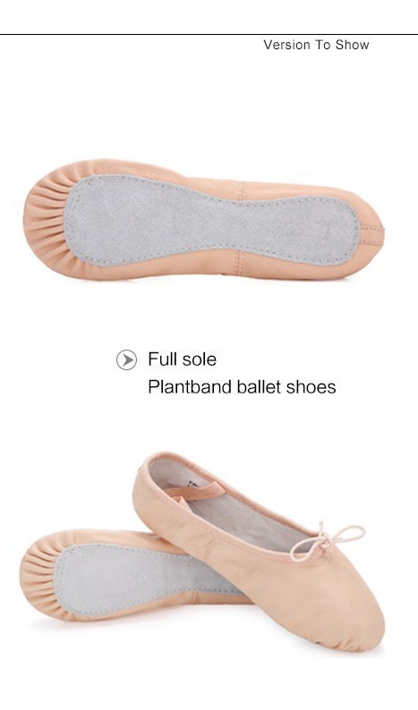 Professional Ballet Shoes Slippers Women Girls Toddler Genuine Leather Zapatillas Ballet Full Split Sole Ballet Dance Shoe 6182