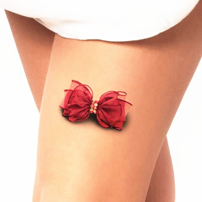 bowknot 3d temporary tattoo body art flash tattoo bowknot 3d temporary tattoo body art flash tattoo