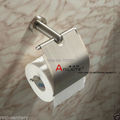 Free Shipping Wholesale and Retail New Bathroom Stainless Steel Brushed Nickle Roll Paper Tissue Holder With