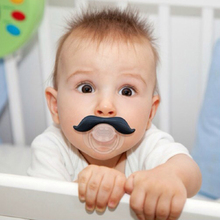 New Arrival Hot Funny Black Infant Baby Kid Child Pacifier Orthodontic Nipples Dummy Mustache Beard