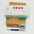T1000S 2048 Pixels DMX 512 Controller SD Card WS2801 WS2811 WS2812B LPD6803 LED Strip DC5 24V