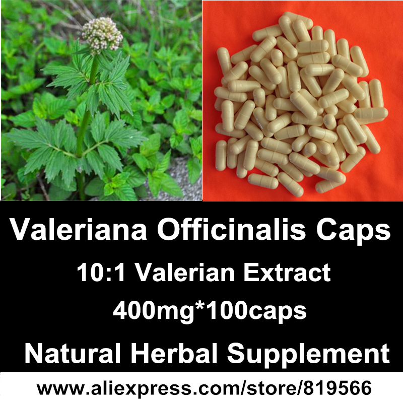 Valeriana Officinalis Root Extract Capsules Natural Valerian Caps Health Care Herbal Dietary Supplements