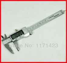 T-m022 nueva micrómetro del calibrador 6 ” 150 mm de acero inoxidable LCD Digital Electronic Vernier Caliper