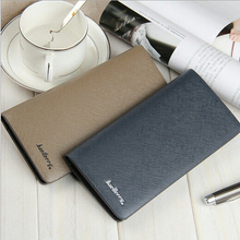 New Style Korean Version Men Clutch Bag Business Fashion High Grade PU Leather Men Long Wallet