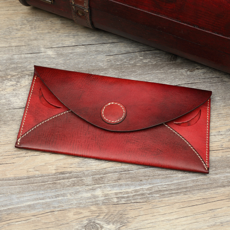 2015 new genuine leather vintage women wallet Japanese and south Korean style ultra thin cowhide ...