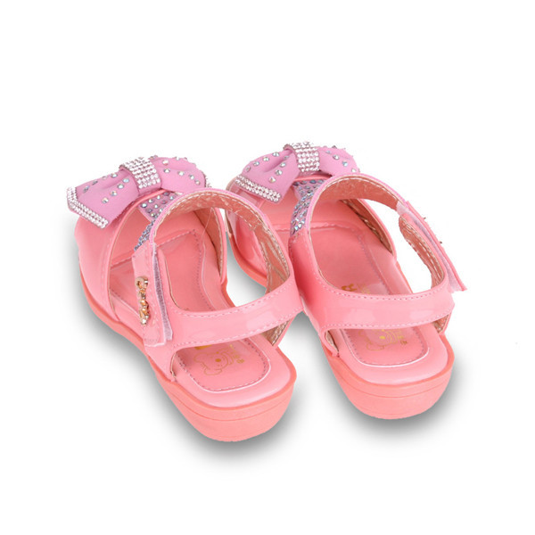Summer New Arrive children beach sandals Casual Kids Shoes For Girl Sandals Bow Fashion Pink Princess Mini Melissa Shoes (2)