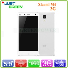 Genuine Xiaomi Mi4 M4 Android 4.4 Cell Phones 3GB RAM 16GB ROM 5″ 1920x1080P IPS Screen Snapdragon 801 Quad Core 2.5GHz 13.0MP